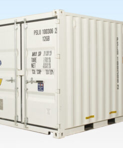 10FT X 8FT SHIPPING CONTAINER (ONE TRIP) WHITE
