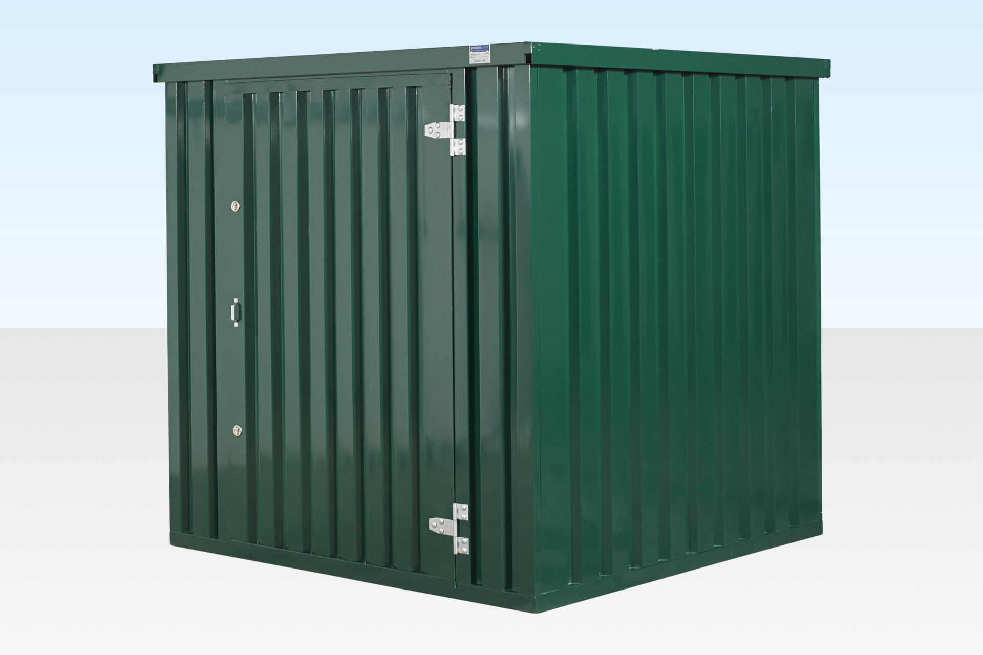 FLAT PACKED METAL STORAGE CONTAINER (POWDER COATED) 2 FLAT PACKED METAL STORAGE CONTAINER (POWDER COATED) - Image 2