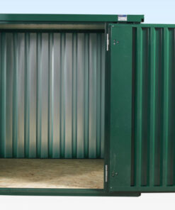 FLAT PACKED METAL STORAGE CONTAINER (POWDER COATED)