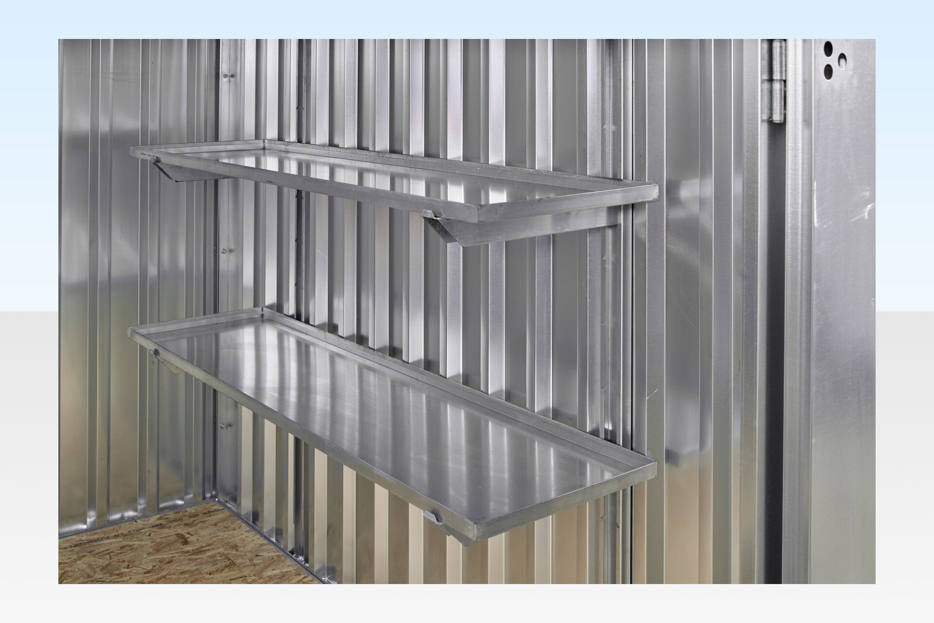 FLAT PACK STORAGE CONTAINER 3M X 2.1M – GALVANISED 3 FLAT PACK STORAGE CONTAINER 3M X 2.1M – GALVANISED - Image 3