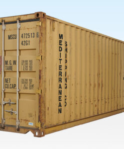 30FT X 8FT USED SHIPPING CONTAINER – CUT DOWN