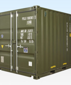10FT X 8FT SHIPPING CONTAINER (ONE TRIP) GREEN