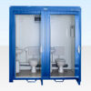 1+1 DOUBLE MAINS TOILET 2.4M X 1.4M (RAL 5010) 2