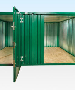 Alternative view of 3M X 4.2M SIDE LINKED FLAT PACK CONTAINER BUNDLE (POWDER COATED)