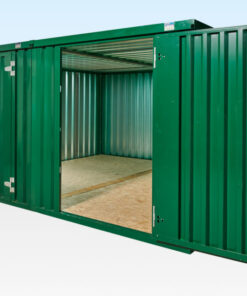 3M X 4.2M SIDE LINKED FLAT PACK CONTAINER BUNDLE (POWDER COATED)
