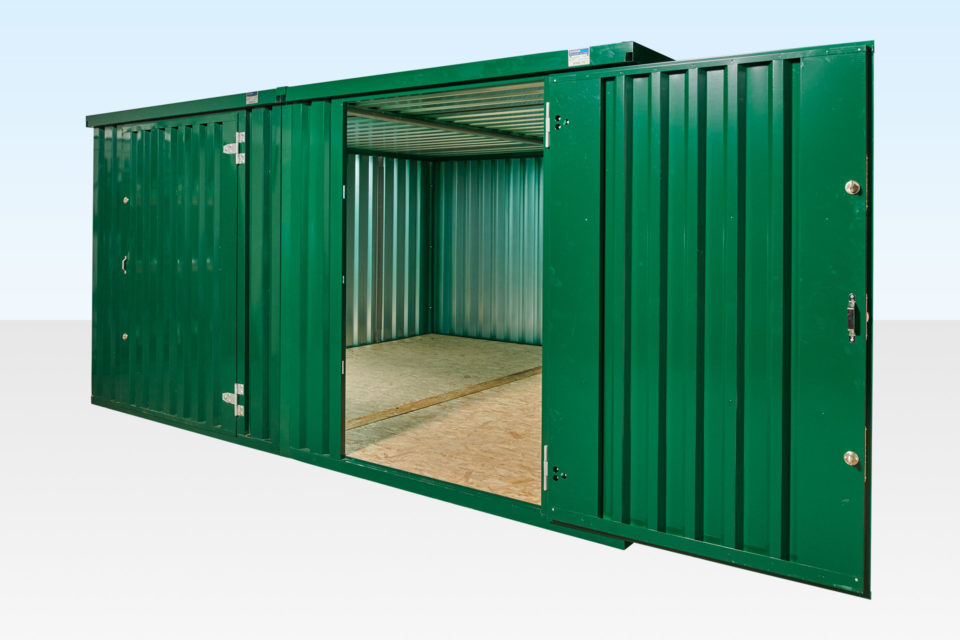 3M X 4.2M SIDE LINKED FLAT PACK CONTAINER BUNDLE (POWDER COATED) 1 3M X 4.2M SIDE LINKED FLAT PACK CONTAINER BUNDLE (POWDER COATED)