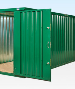 8M X 2.1M END LINKED FLAT PACKED CONTAINER BUNDLE (POWDER COATED)