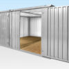 4M X 4.2M SIDE LINKED FLAT PACK CONTAINER BUNDLE (GALVANISED) 3