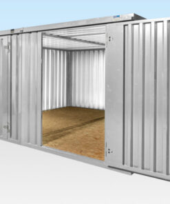4M X 4.2M SIDE LINKED FLAT PACK CONTAINER BUNDLE (GALVANISED)