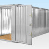 8M X 2.1M END LINKED FLAT PACKED CONTAINER BUNDLE (GALVANISED) 2