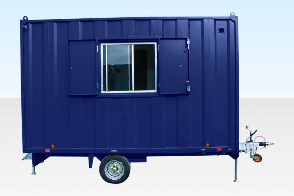 12FT X 7FT6IN STEEL MOBILE ANTI-VANDAL OFFICE 1 12FT X 7FT6IN STEEL MOBILE ANTI-VANDAL OFFICE