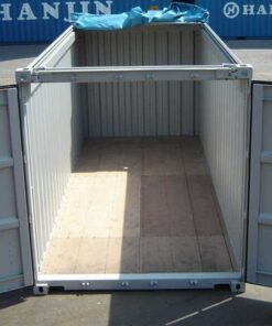 20FT X 8FT USED SHIPPING CONTAINER – OPEN-TOP