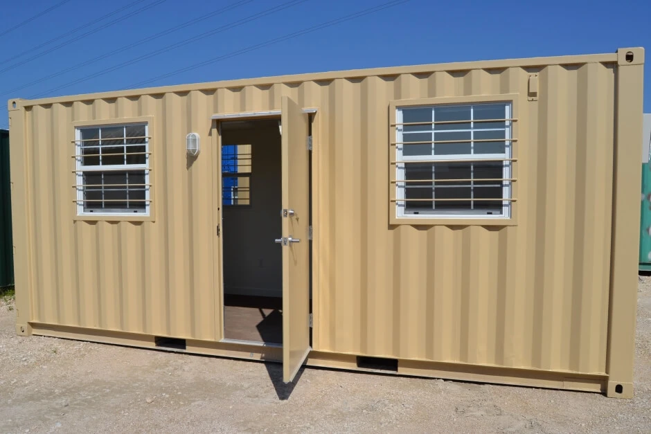 Conex box shipping container